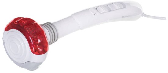 Medisana - HM 886 - Appareil de massage des mains - chaleur/lumière rouge - 5 embouts - blanc