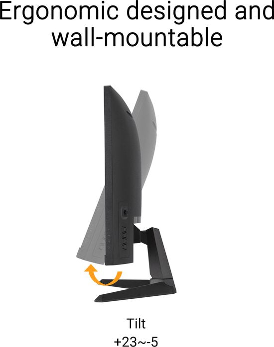 ASUS TUF Gaming VG27VQM1B - Écran de jeu incurvé FHD - 280 Hz - FreeSync Premium - 27 pouces