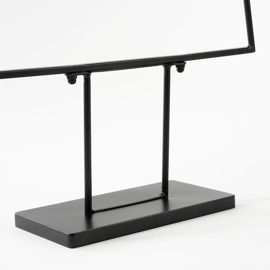 Décoration pour sapin de Noël Mica Decorations - L 50 x l 15 x H 152 cm - Métal - Noir