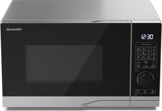 Micro-ondes combiné Sharp YC-PC254AE-S avec grill et four à convection - 900 W - 25 litres - argent