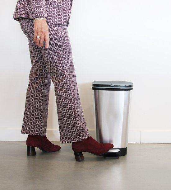Kis Chic Bin - Poubelle - Capacité 30 litres - Design inodore - Acier