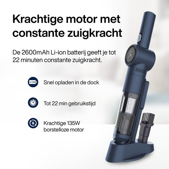 Dustbuster NanoDetect Pro 120W - Aspirateur de poussière sans fil - Aspirateur à main puissant - Sans fil - Aspirateur de voiture - Samako