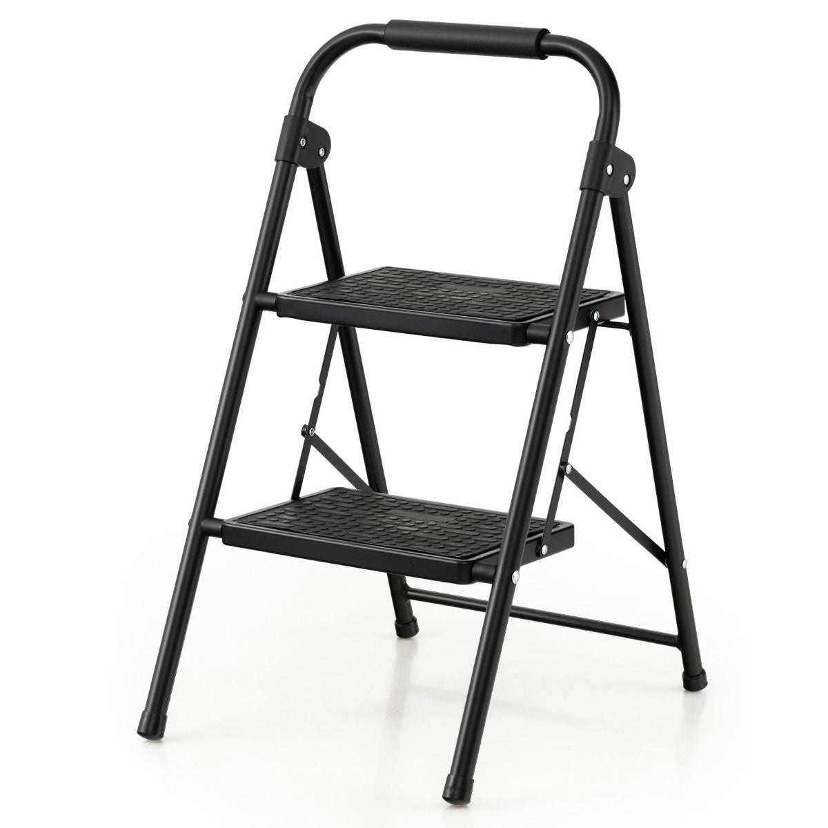 Échelle de cuisine Coast - 2 marches - Max 265 kg - 47 x 39 x 71 cm - Noir