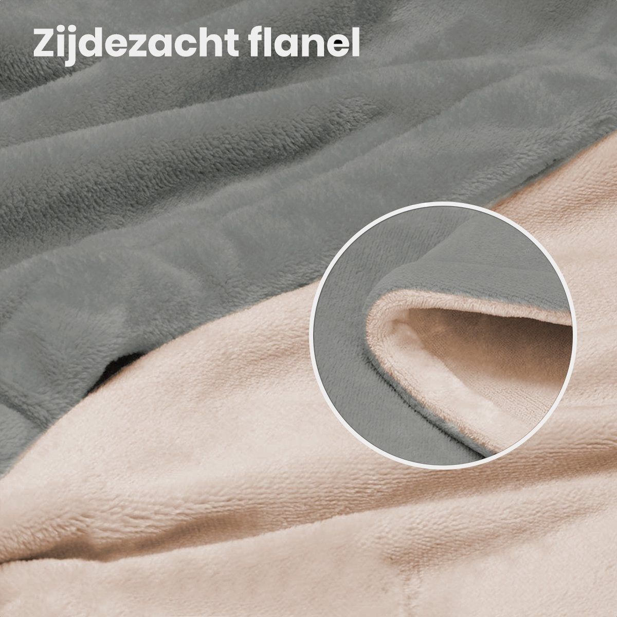 Couverture chauffante - Auronic - 2 personnes - 3 niveaux - Avec minuterie - 200 x 180 cm - Gris