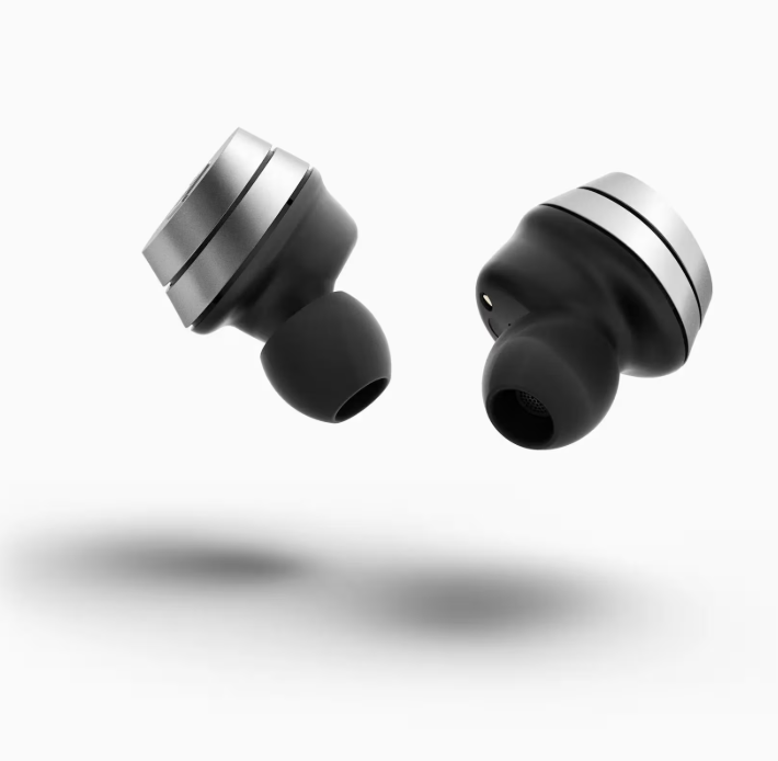 Écouteurs intra-auriculaires sans fil Porsche Design Bluetooth 5.0, gris – Boîtier de recharge haut de gamme signé par un designer