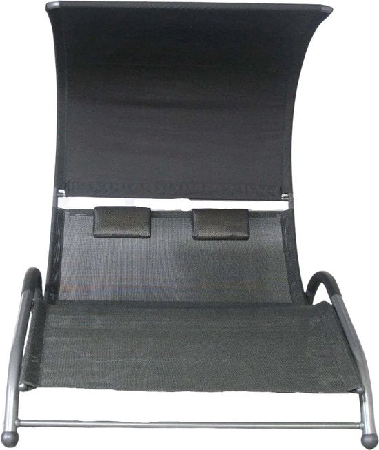 SenS-Line - Cuba chaise longue 2 places - Noir