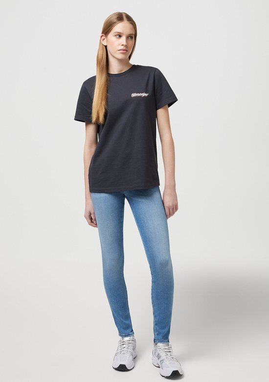 WRANGLER HIGH SKINNY BLUE LOVE SKINNY JEANS-LADIES