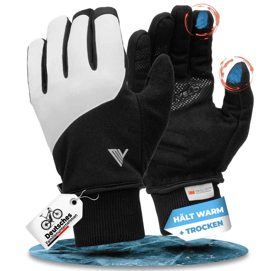 MIVELO THERMO-FIT Gants d'hiver - Polaire thermique & 3M Thinsulate - Unisexe - Taille L