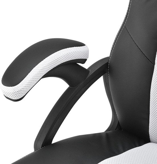 Chaise de bureau/chaise de jeu Racing Montreal - Blanc
