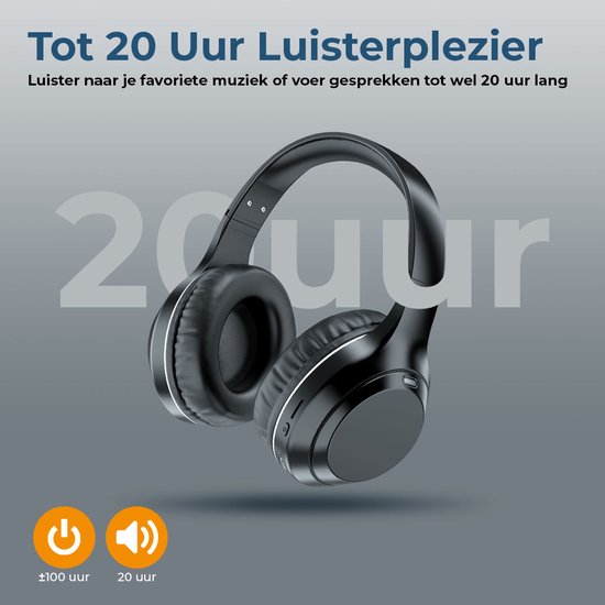 Casque Denver Bluetooth - Suppression active du bruit - Sans fil - Appel mains libres - BTN211 - Modèle 2026