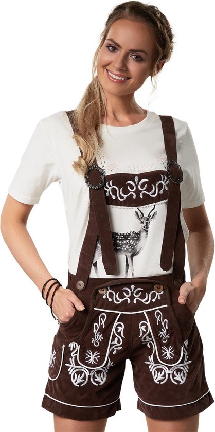 Dressforfun Lederhose Weißensee XXL - déguisement costume halloween déguisement fête carnaval déguisement fête carnaval - 302804