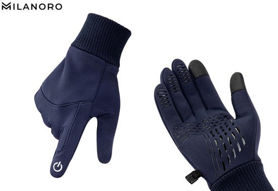 Milanoro - Gants imperméables et coupe-vent - Noir - L