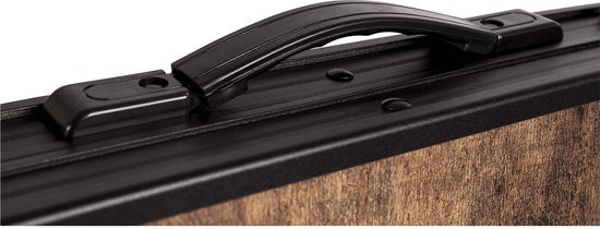 Bo-Camp - Industrial - Table - Woodbine - Ovale - Modèle « valise » - 150 x 80 cm