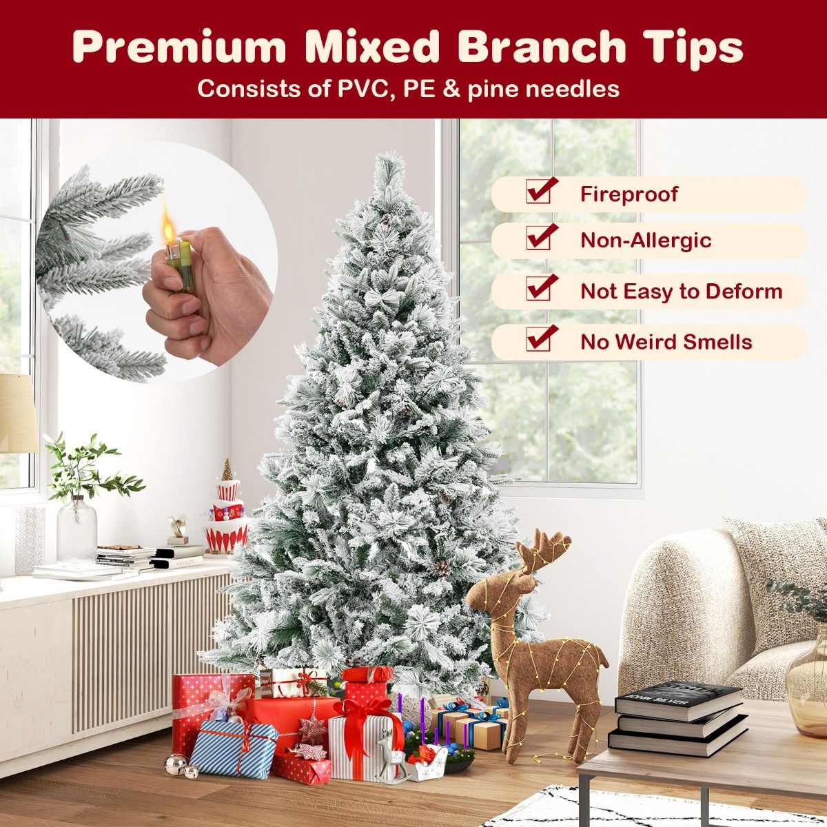 Sapin de Noël Coast Led - 180 cm