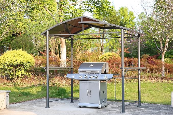 Pavillon de barbecue Angel Living - Aluminium - 245 x 150 x 233 cm