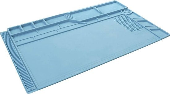 Velleman Tapis de soudure en silicone, 550 x 350 mm, bleu