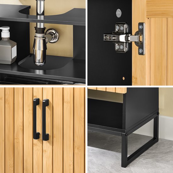 SoBuy Armoire de toilette BZR202-SCH