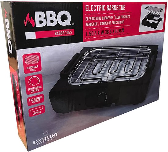 Barbecue de table électrique - Plaque de cuisson 42 x 24