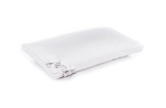 Oreiller Heckettlane - Oreiller carré garni de plumes et de duvet - Oreiller rafraîchissant - 60 x 70 cm - Pour les personnes dormant sur le dos, sur le côté ou sur le ventre - 1 pièce