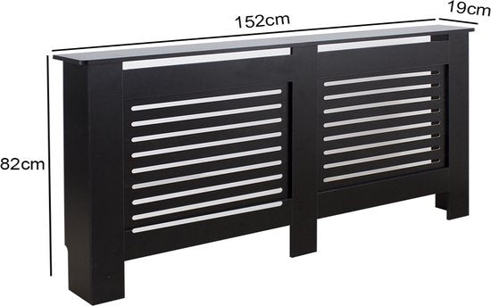 Enceinte de radiateur - enceinte chauffante - largeur 152 cm