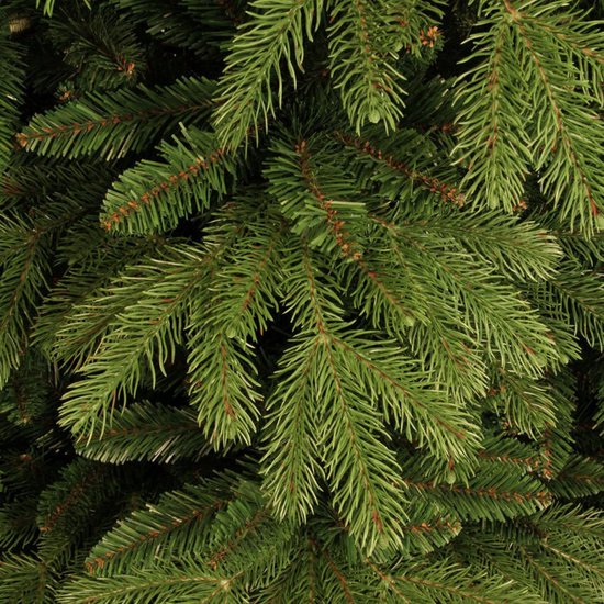 Black Box Trees Brampton : sapin de Noël en plastique avec des aiguilles en PVC et PE - Sapin artificiel à charnières avec 684 branches - Décoration de Noël d'intérieur - H 120 x Ø 91 cm - Vert