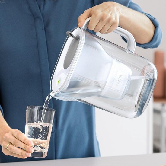 BRITA - Carafe filtrante - Style Cool - 2,4 L - Gris - avec 1 cartouche filtrante MAXTRA Pro All-in-1 incluse - avec Cashback (uniquement en Belgique - jusqu'à 10 € remboursés)