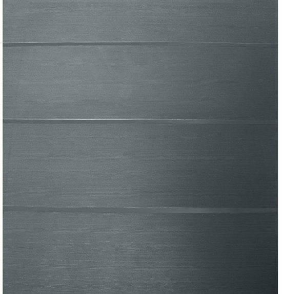 Armoire haute - TOOD - 2 portes + 3 étagères en polypropylène - 68 x 37 x H.163 cm - Gris