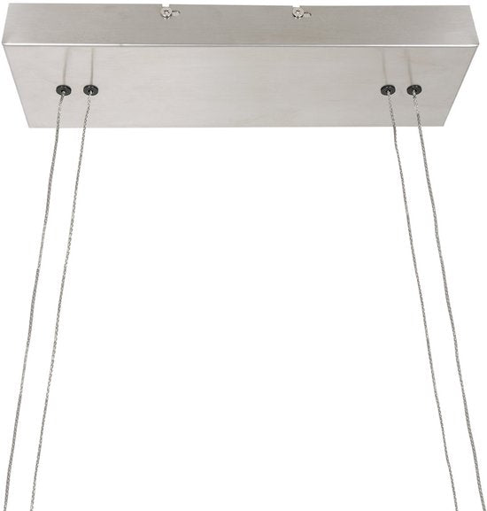 Suspension Profilo 3318ST de Steinhauer, en acier, largeur 150 cm, hauteur réglable de 110 à 170 cm, 2 100 lumens, design moderne pour une utilisation en intérieur