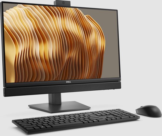 DELL Pro QC24251 - PC tout-en-un - 24 pouces - Core i5 - 16 Go de RAM - SSD de 512 Go - Windows 11 Pro - Webcam, haut-parleurs et microphone