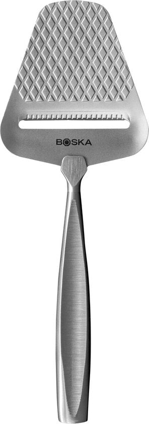 Boska Trancheur de fromage Monaco+ - Trancheur de fromage design - Lauréat - Trancheur de fromage à pâte dure - acier inoxydable - Trancheur de fromage lavable au lave-vaisselle - Conseil cadeau - Ustensiles de cuisine - Accessoires de cuisine - Garantie