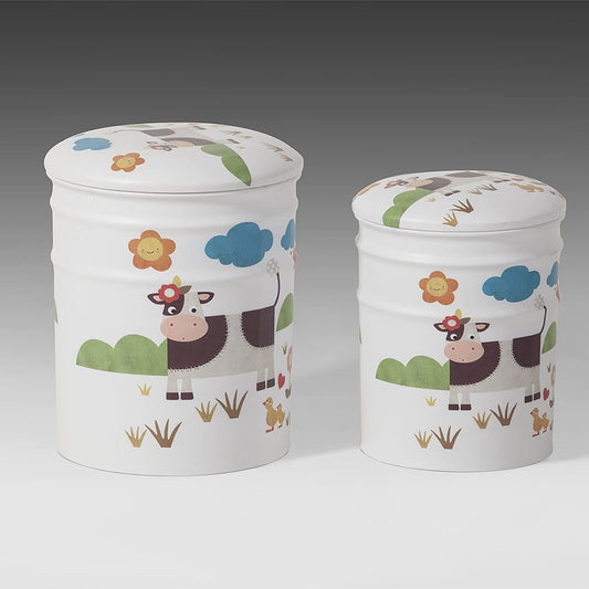 Lot de 2 tabourets de rangement SoBuy Panca – Rembourrés – 37 x 30 x 30 cm
