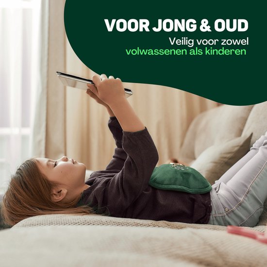 Vulpes Goods® - Bouillotte électrique - Flanelle douce - Bouillotte rechargeable - Bouillotte pour bébé - Coussin chauffant - Chauffe-mains inclus - Affichage numérique - Idéal pour les troubles menstruels - Version PRO