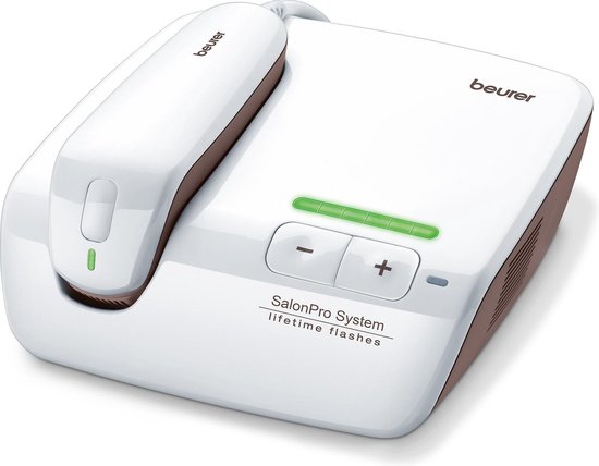 Beurer IPL 10000+ SalonPro - Appareil d'épilation à lumière pulsée - Surface lumineuse XXL - Jusqu'à 250 000 impulsions lumineuses - Reconnaissance du type de peau - Filtre UV - 6 réglages d'énergie - Garantie de 3 ans