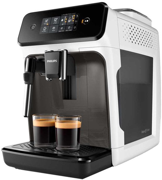 Philips série 1200 - EP1223/00 - Machine à expresso entièrement automatique - Machine à café entièrement automatique - 15 bars - Blanc