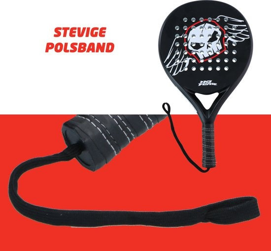 Raquette de Padel No Fear - Raquette de Padel légère - Noir