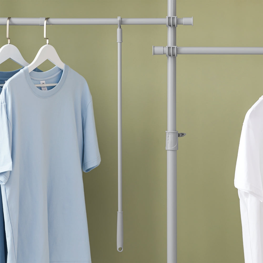 Portemanteau - SoBuy - 4 tringles à linge - réglable - 124-226 x 200-285 cm