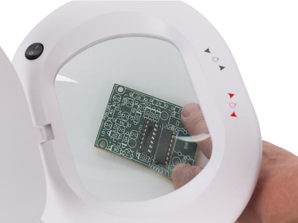 Velleman Lampe loupe à Led - Dimmable - 5 Dioptries - 60 Leds