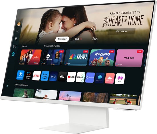 Samsung Smart M8 LS32DM801UUXEN - Écran intelligent 4K - Apple AirPlay - Tizen - Wi-Fi - 32 pouces