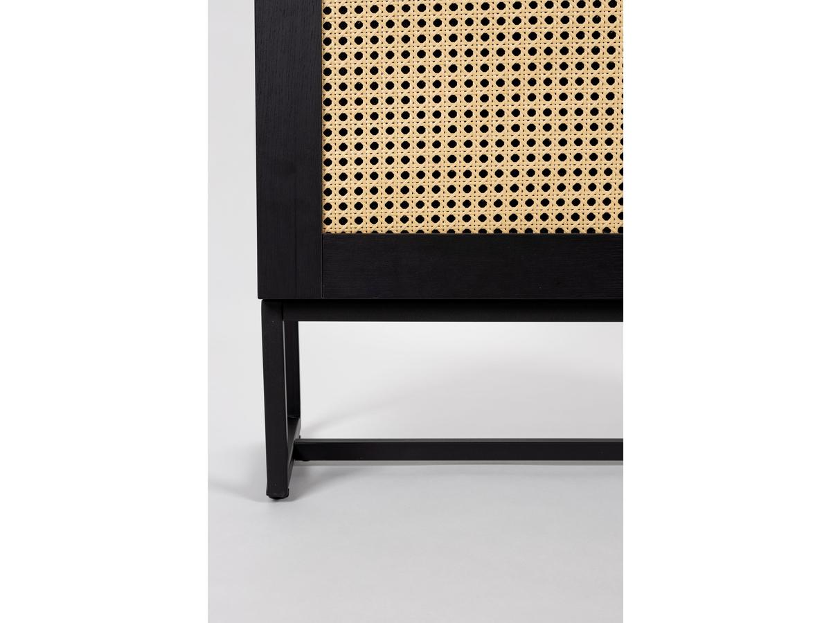 Meuble Guiji de White Label Living - Meuble TV - Blanc mat - 120 x 40 x 50 cm