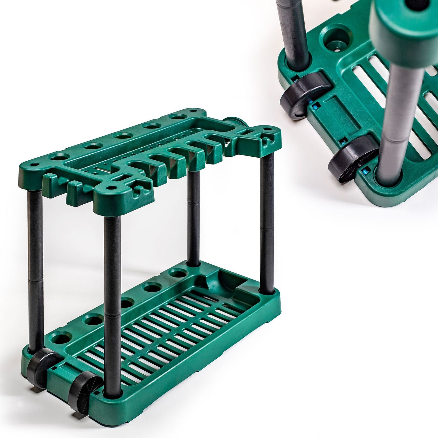 Porte-outils UPP à roulettes - Jusqu'à 10 outils - 36 x 76 x 58,5 cm - Vert