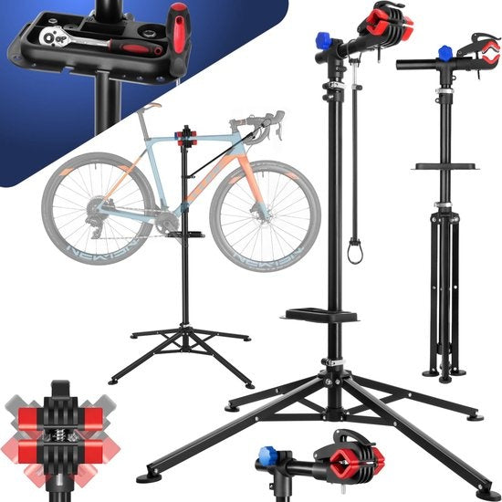 tectake® - Support de réparation de vélo support de montage de vélo e-bike Philipp - 402899