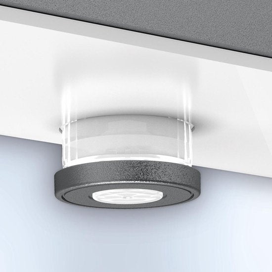 Lampe d'extérieur solaire Steinel avec détecteur de mouvement XSolar SOL-O S - Applique murale LED à énergie solaire - Anthracite