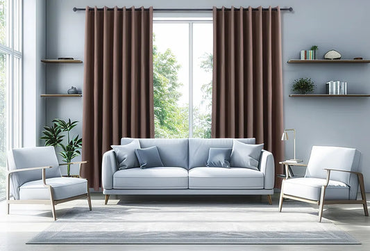 Home&Comfort Rideau occultant 150 x 260 cm - Avec crochets - Taupe