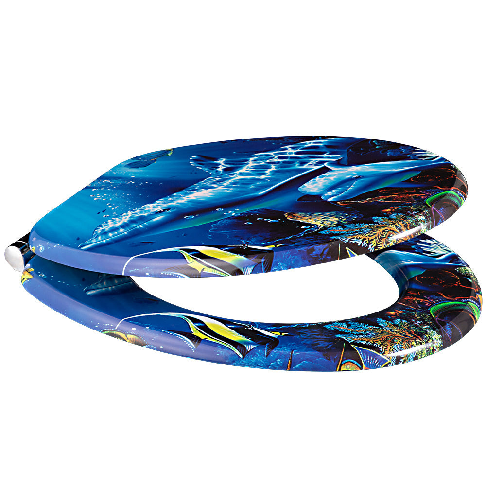 Abattant Dolphin - Sotf Close Antibacterial - MDF 150kg