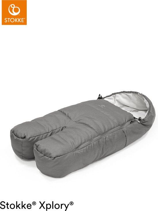 Stokke Xplory X, Gris moderne - Poussette haut de gamme - Réglable pour le confort du bébé et des parents - Rembourrage, harnais et fermeture éclair réfléchissante pour plus de sécurité - Se plie en un seul geste