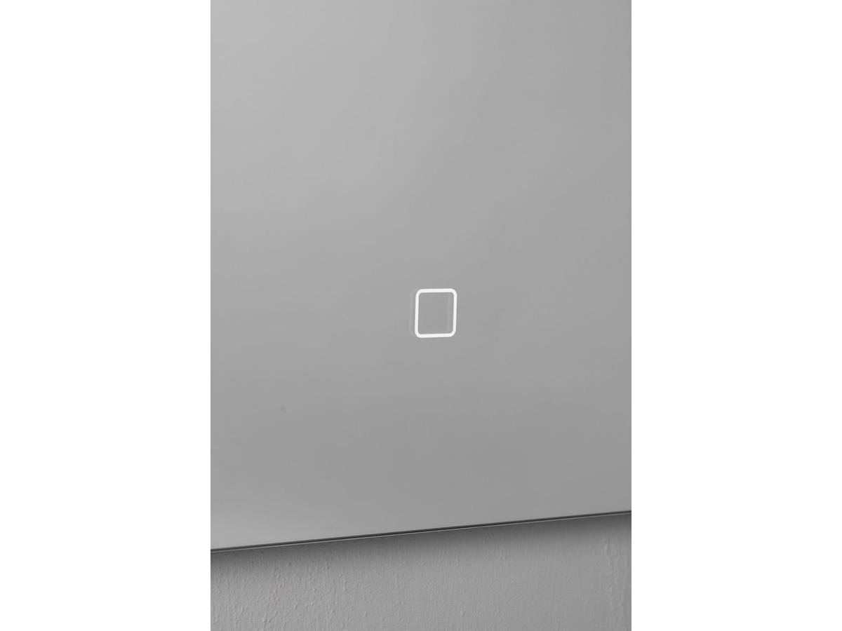 Ensemble de meubles de salle de bains Kame Gama - Chêne brun - Miroir inclus - 80 cm