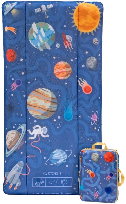 Stokke® JetKids™ Cloudsleeper - Matelas de voyage 150 cm (Space Maze)