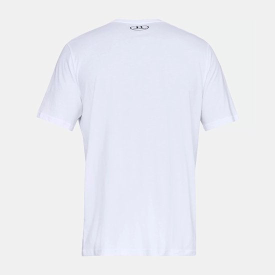 T-shirt de sport Under Armour UA M SPORTSTYLE LC SS-WHT pour homme - Blanc - Noir