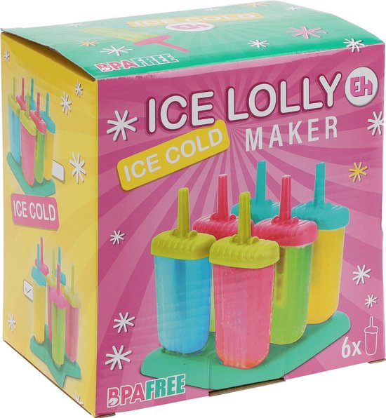Machine à sucettes glacées pour 6 glaces assorties.