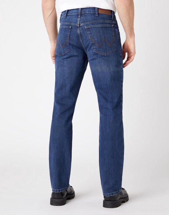 Wrangler JEANS STRAIGHT DARK STONE hommes taille 34 X 30